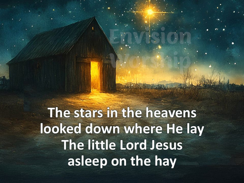 Star of Bethlehem, Stable, Nativity PowerPoint Presentation for Christmas Eve Worship Service