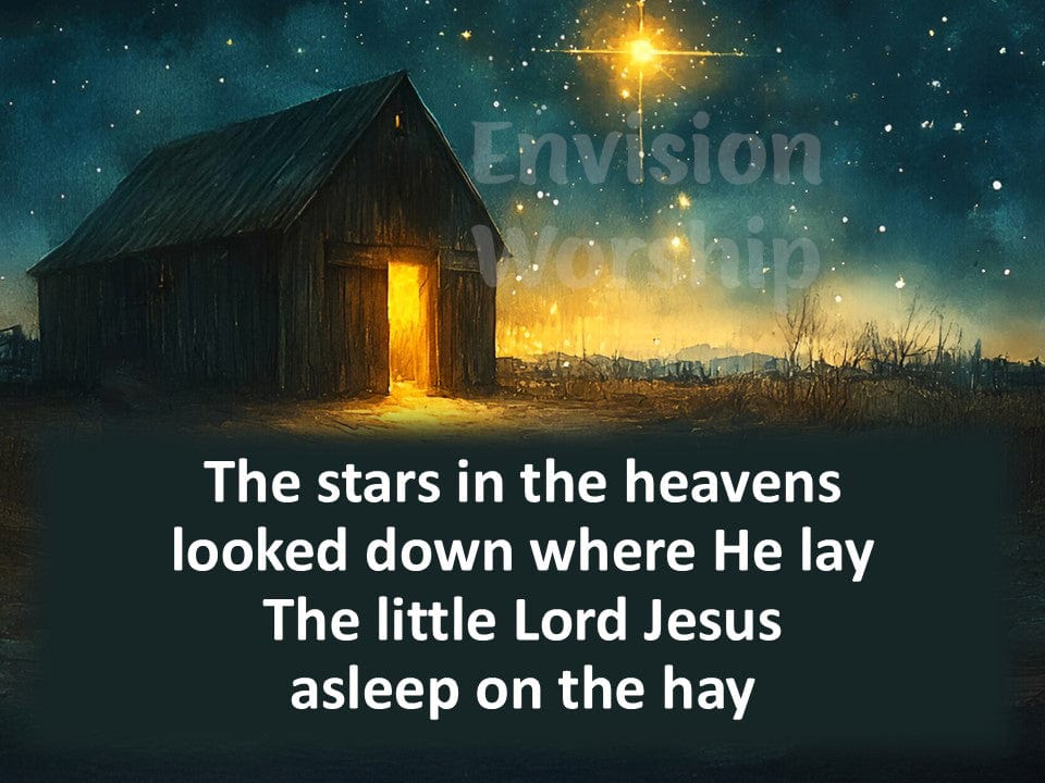 Star of Bethlehem, Stable, Nativity PowerPoint Presentation for Christmas Eve Worship Service