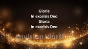 Gloria In Excelsis Deo Lyrics PowerPoint for Worship Service on Christmas Eve