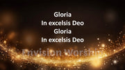 Gloria In Excelsis Deo Lyrics PowerPoint for Worship Service on Christmas Eve