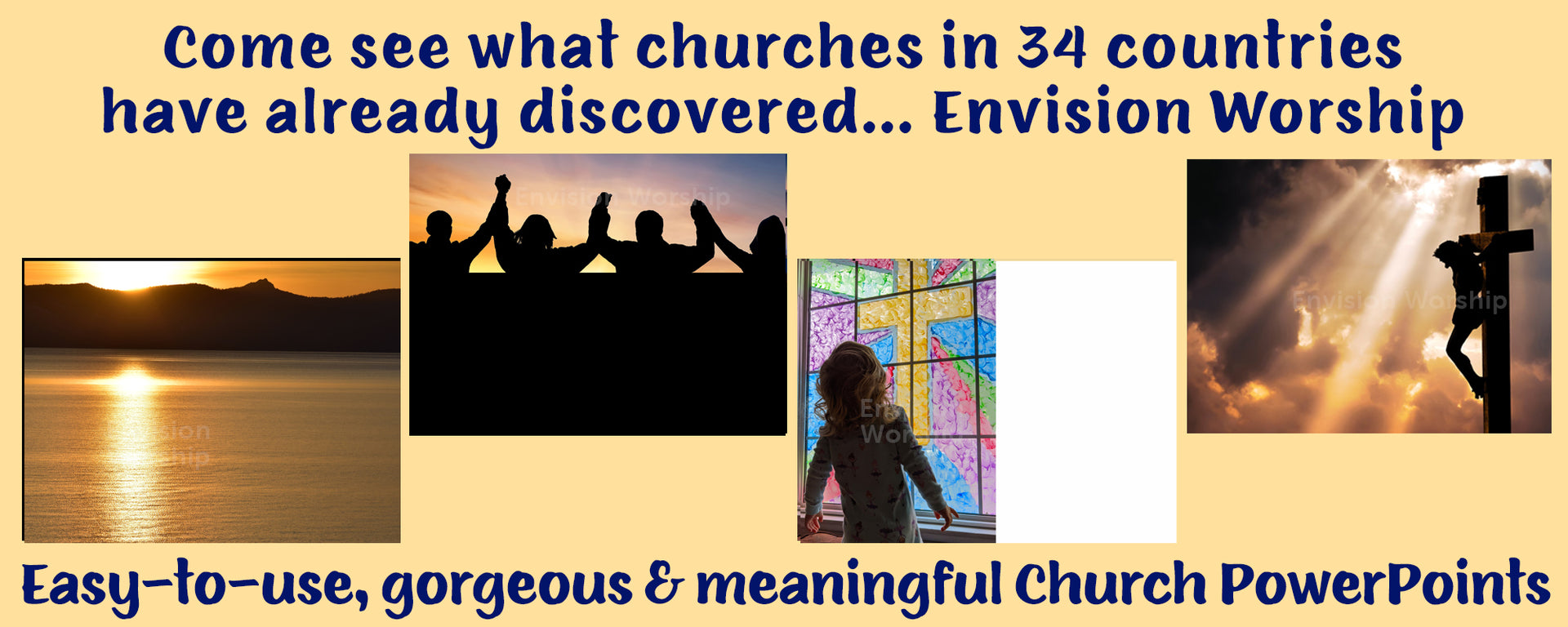 Church PowerPoint presentation template slides for worship