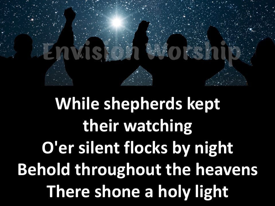 Go tell It On The Mountain Lyrics Christmas Carol PowerPoint Presentation For Christmas and Epiphany