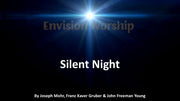 Silent Night lyric Christmas Eve PowerPoint Presentation Template Slides for Christmas Eve