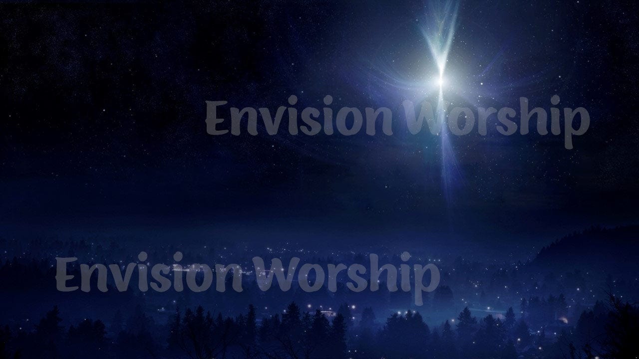 Christmas PowerPoint, Star of Bethlehem church slide, Christmas Eve church background, Epiphany church PowerPoint