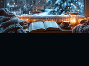 Winter Bible Verse Church PowerPoint template slides for worship