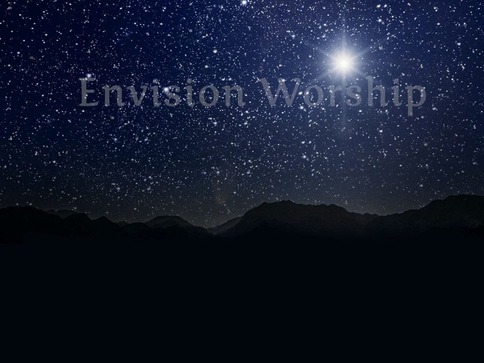 Star of Bethlehem church slides,   christmas church slides, christmas slide backgrounds,