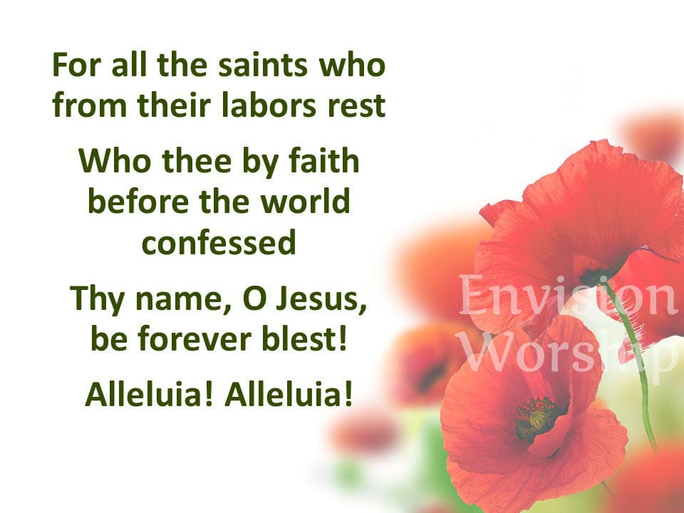 For All The Saints Remembrance Day Poppies Church PowerPoint Presentation Lyric Slides.jpg