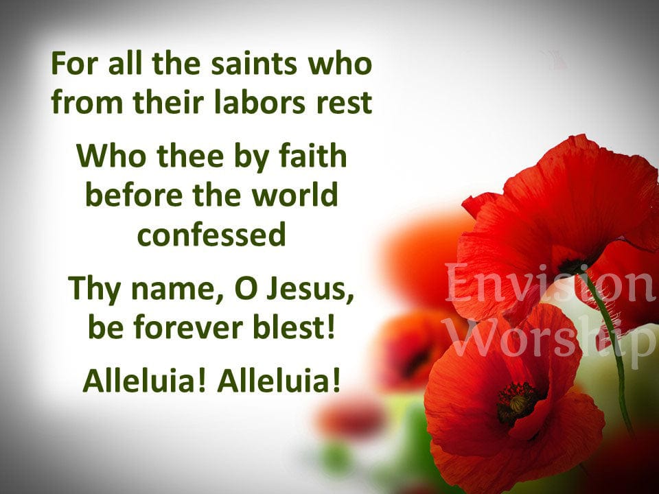 For All The Saints Remembrance Day Poppies Christian PowerPoint Presentation Lyric Slides.jpg