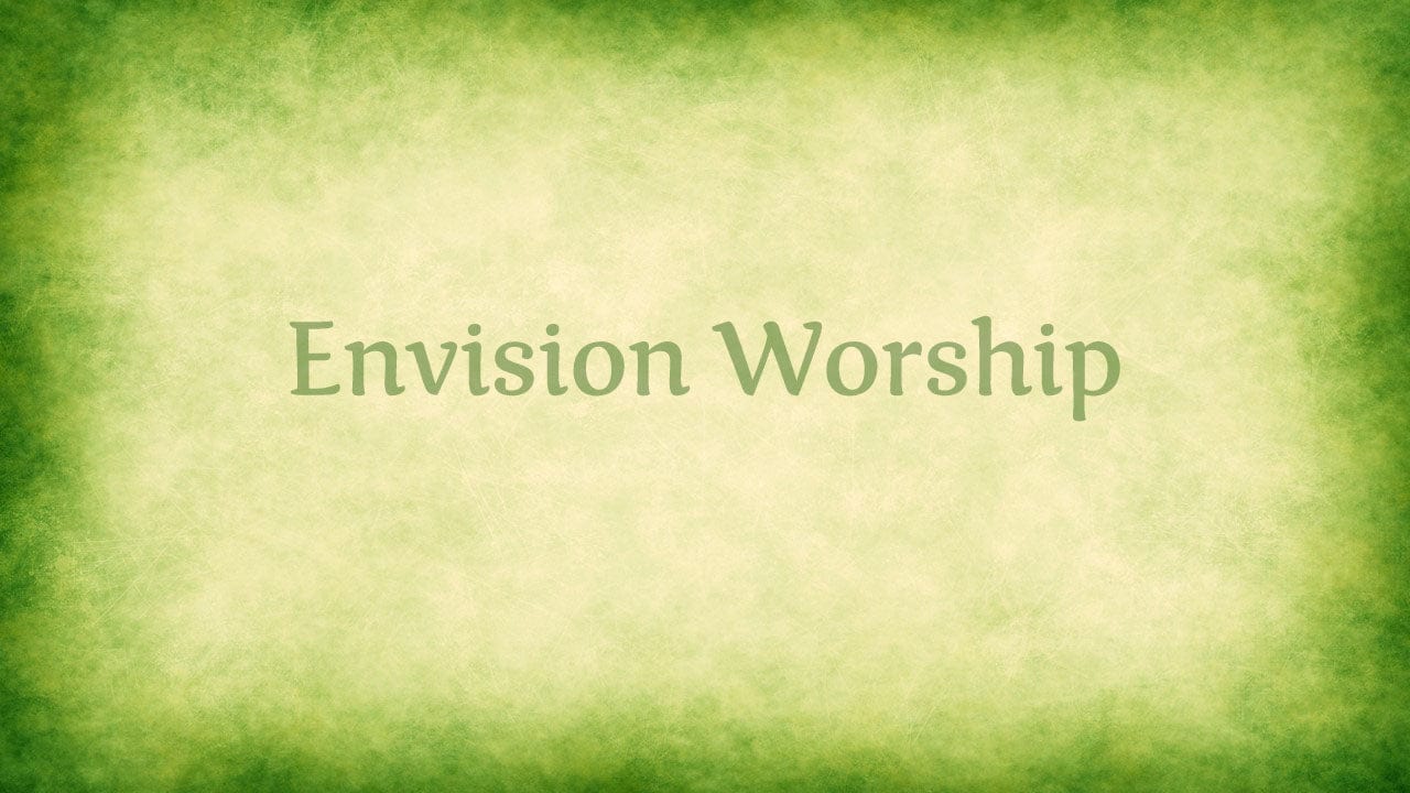 Liturgical green worship PowerPoint slide
