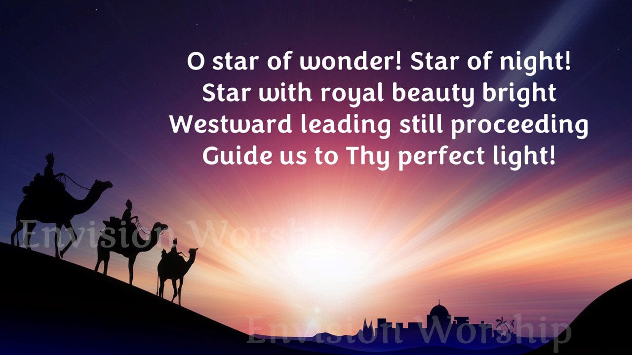 We Three Kings of Orient Are Epiphany PowerPoint Envision Worship