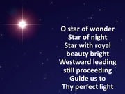 We Three Kings of Orient Are church slides