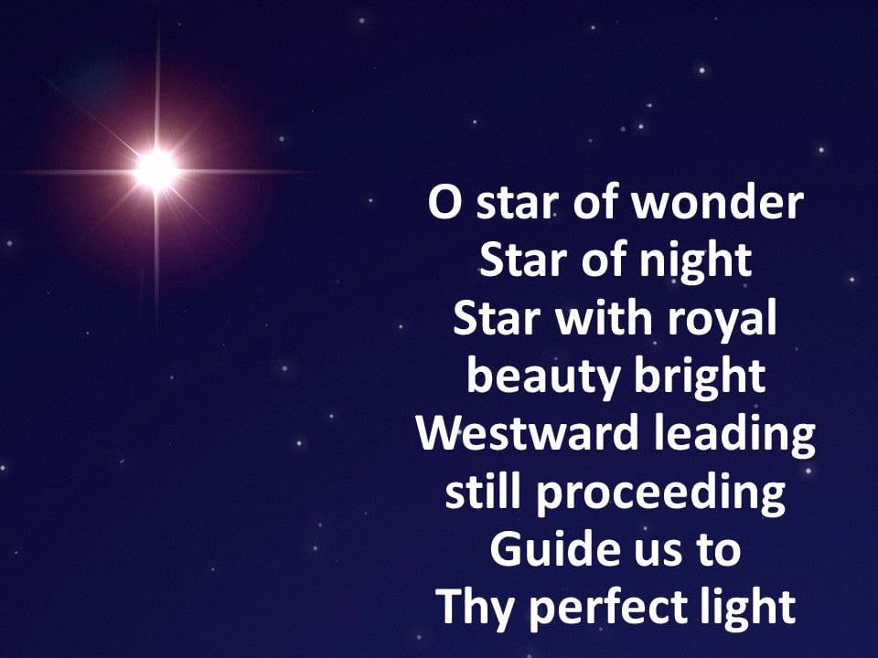 We Three Kings of Orient Are church slides