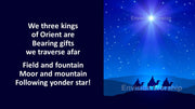 Epiphany church PowerPoint template with Three Kings