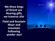 Three Kings Epiphany worship slides - gorgeous!