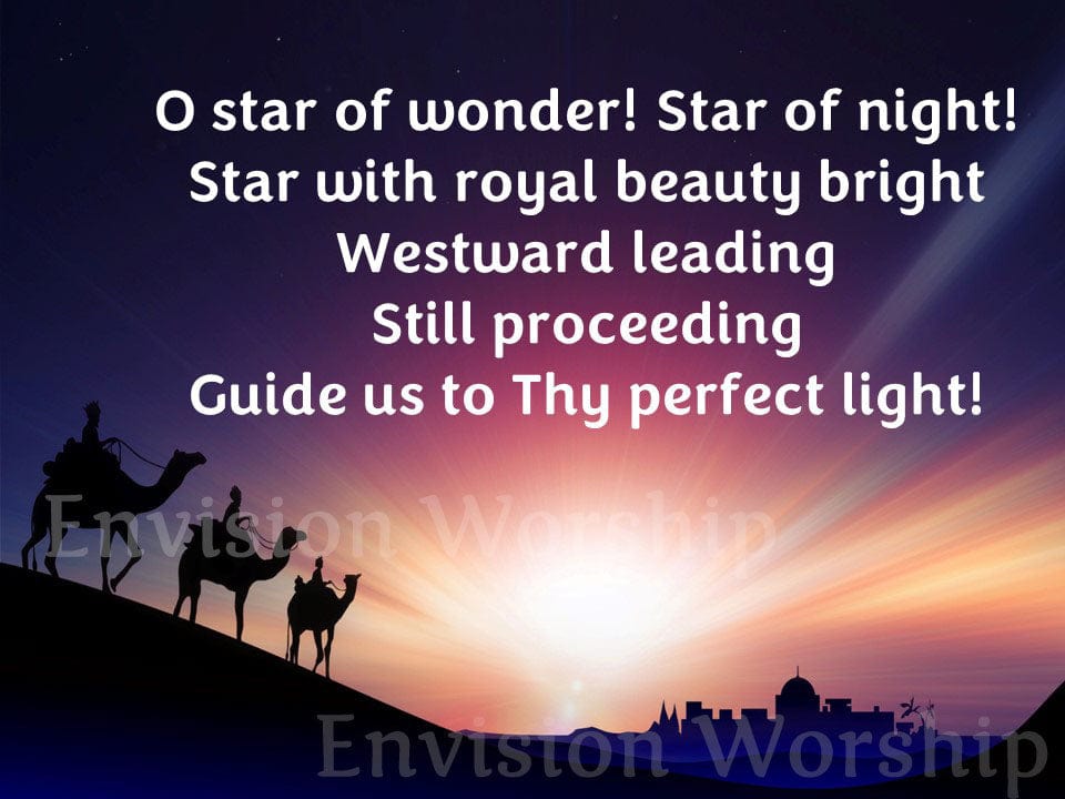 We Three Kings of Orient Are Epiphany Church PowerPoint Presentation Slides for worship