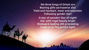 We Three Kings of Orient Are Epiphany PowerPoint Slides for worship Envision Worship