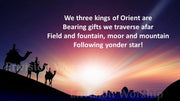 We Three Kings, Wisemen Epiphany Church PowerPoint Presentation Slides for worship Envision Worship