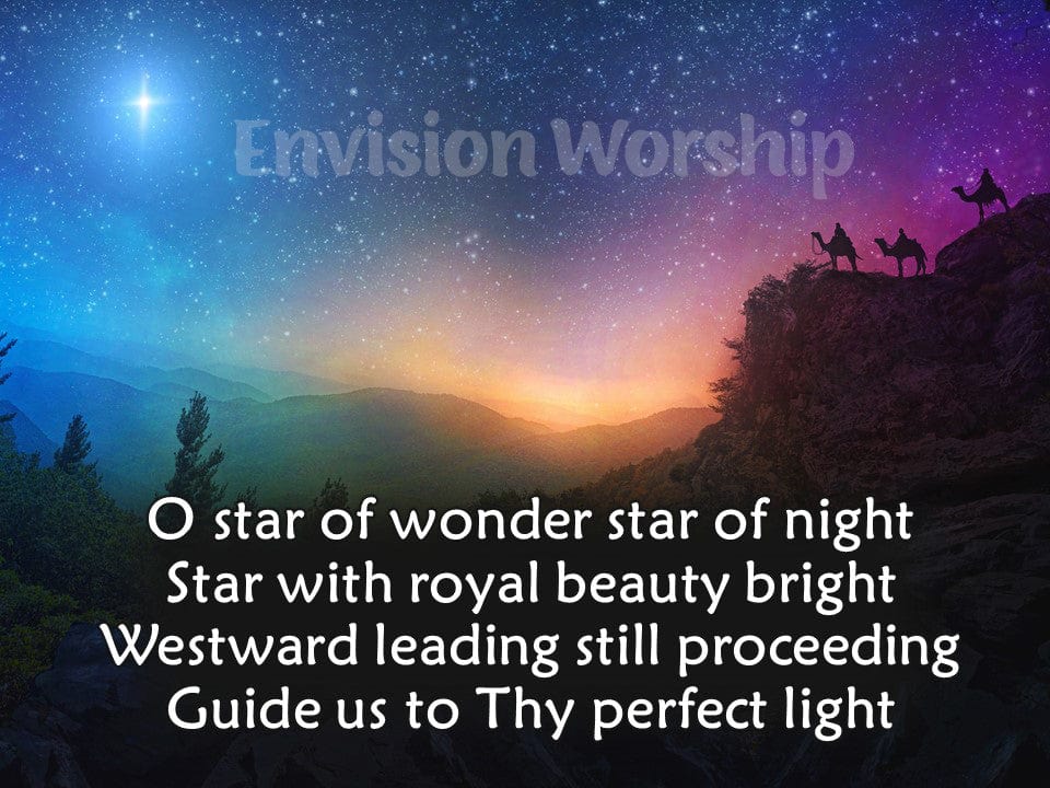 We Three Kings worship slides