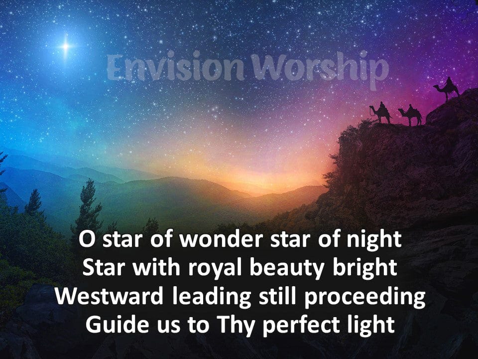 We Three Kings church slides