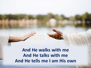 Jesus Christ PowerPoint, In the garden lyrics christian hymn church PowerPoint for worship