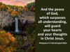 Bible Verse Autumn Waterfall Church PowerPoint Template Slides for Worship