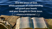 Bible church PowerPoint Presentation template slides, Open Bible verse PowerPoint for worship