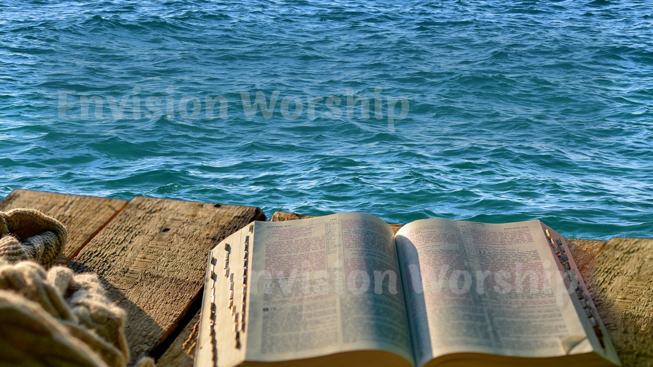 Bible church PowerPoint Presentation template slides, Open Bible verse PowerPoint for worship