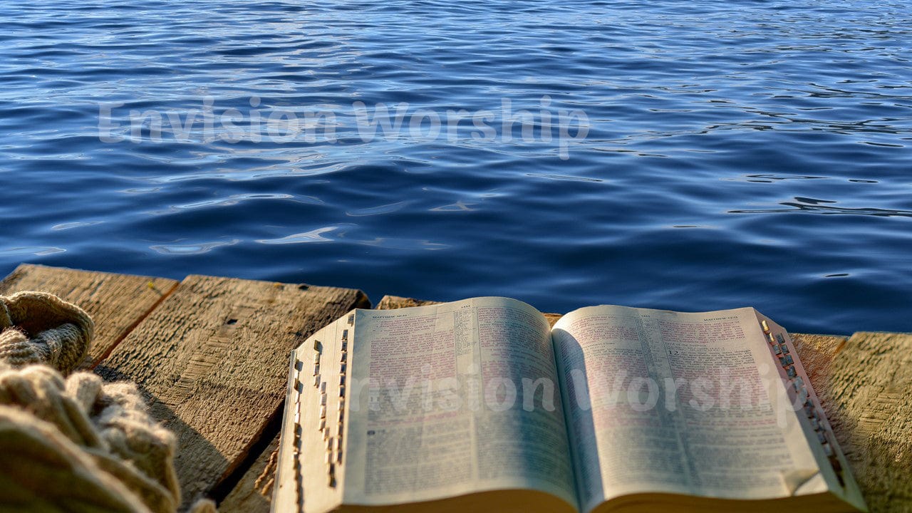 Bible church PowerPoint Presentation template slides, Open Bible verse PowerPoint for worship