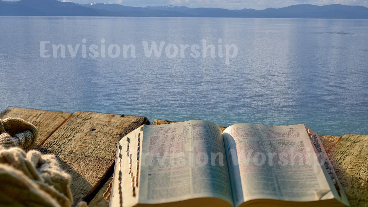 Bible church PowerPoint Presentation template slides, Open Bible verse PowerPoint for worship