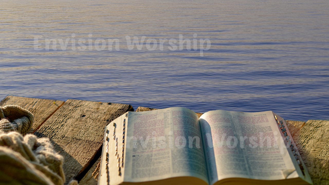 Bible church PowerPoint Presentation template slides, Open Bible verse PowerPoint for worship