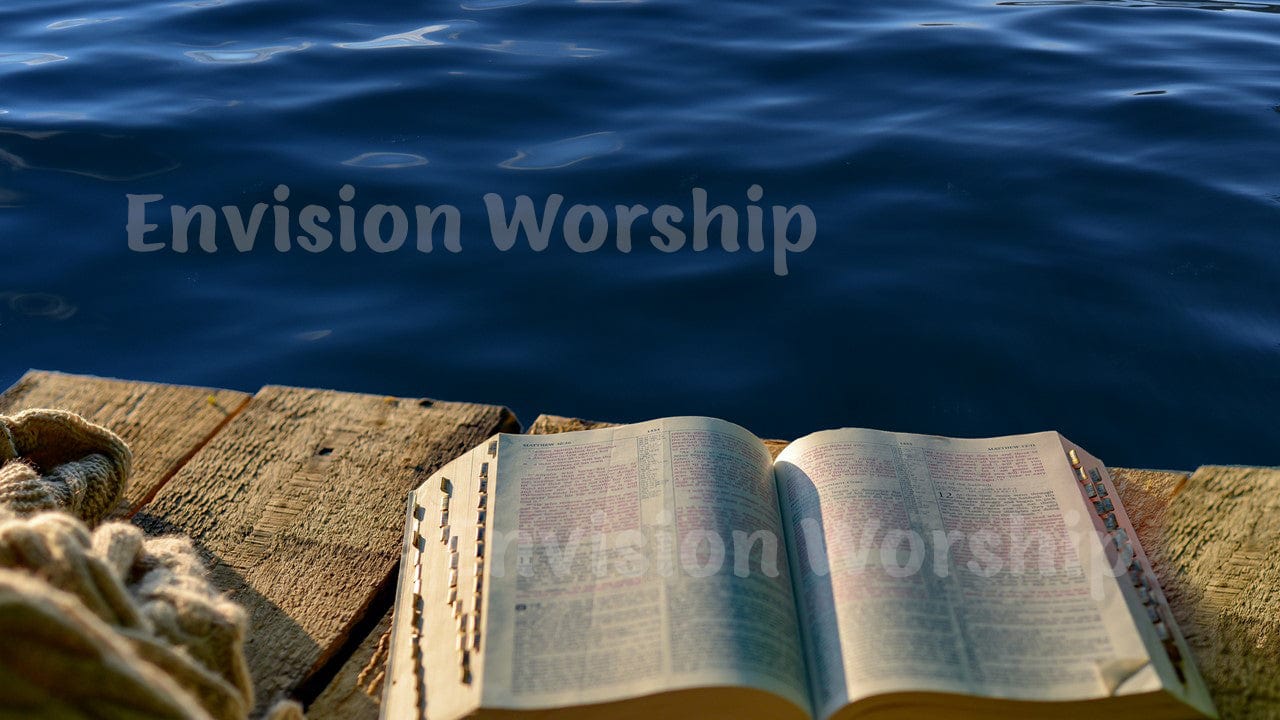 Bible church PowerPoint Presentation template slides, Open Bible verse PowerPoint for worship