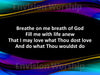 Breathe on Me Breath of God PowerPoint Presentation with Lyrics 