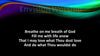 Breathe on Me Breath of God lyrics PowerPoint Presentation Slides for Pentecost worship