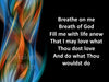 Pentecost Flame Breathe on me Breath of God hymn lyrics PowerPoint Presentation Slides