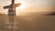 Empty Cross Church PowerPoint Presentation Template Slides for Worship