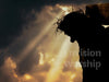 Crucifix PowerPoint presentation, Christ on the cross PowerPoint, Crucifix Christian background, 