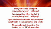 Every Time I Feel The Spirit Lyrics PowerPoint Presentations for Pentecost Sunday Worship Service