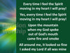 Every Time I Feel The Spirit PowerPoint Presentation Slides with Lyrics for the worship service