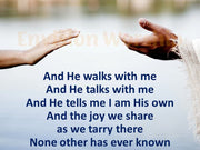 In the garden lyrics christian hymn church PowerPoint for worship