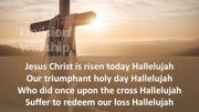 Jesus Christ is risen today PowerPoint for Easter worship service