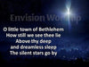 O Little Town of Bethlehem Lyrics PowerPoint Presentation Template slides for Christmas worship service