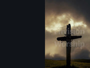 Old Rugged Cross Church PowerPoint Presentation Template Slides for worship service