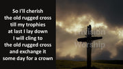 Old Rugged Cross Hymn Church PowerPoint Presentation Template Slides for worship service