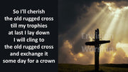Old Rugged Cross Hymn Church PowerPoint Presentation Template Slides for worship service