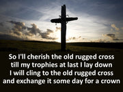 Old Rugged Cross Hymn Church PowerPoint Presentation Template Slides for worship service