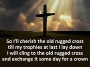 Old Rugged Cross Hymn Church PowerPoint Presentation Template Slides for worship service