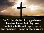 Old Rugged Cross Hymn Church PowerPoint Presentation Template Slides for worship service