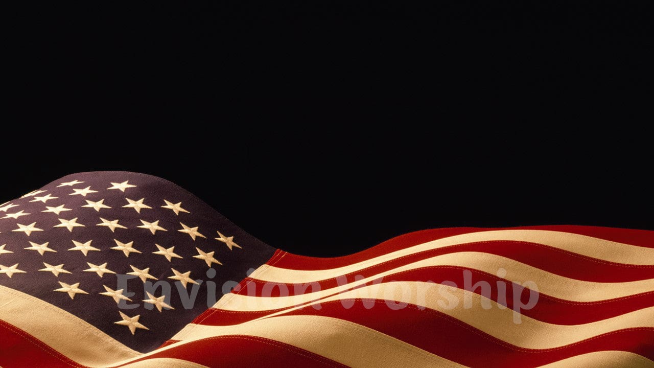 USA flag church PowerPoint Presentation slides for worship, Old Glory, Stars and Stripes PowerPoint