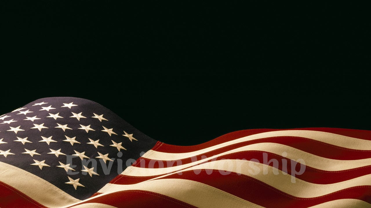 USA flag church PowerPoint Presentation slides for worship, Stars and Stripes church PowerPoint