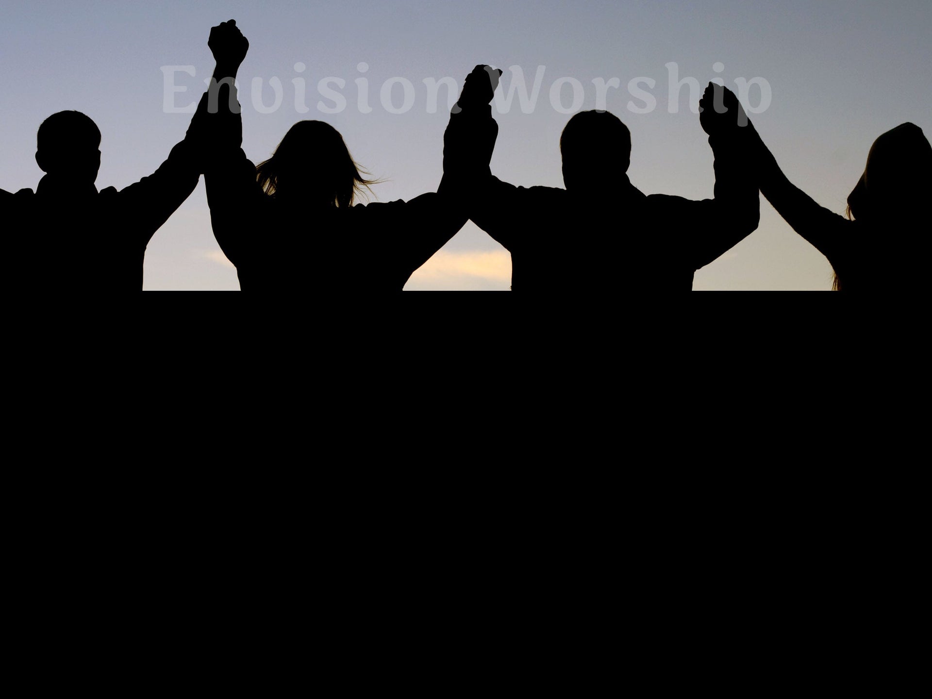 Group Praise, Community, Unity, Prayer Church PowerPoint for worship